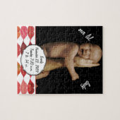 Baby Meisje Geboorterecord Legpuzzel (Horizontaal)
