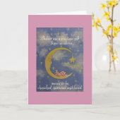 Baby Meisje / Gefeliciteerd wenskaart Kaart (Gele Bloem)