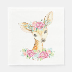Baby Meisje Herten Papieren servetten