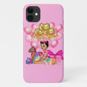 Baby Meisje in Roze Case-Mate iPhone Case