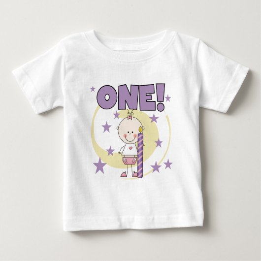 Baby Meisje is Een Verjaardag Tshirts en Gifts (Voorkant)