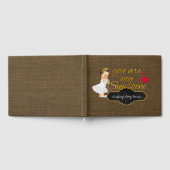 Baby meisje, jij bent mijn zonnetje | Burlap-Baby  Gastenboek (Volledig)