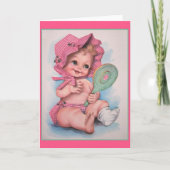 Baby Meisje Kaart (Voorkant)