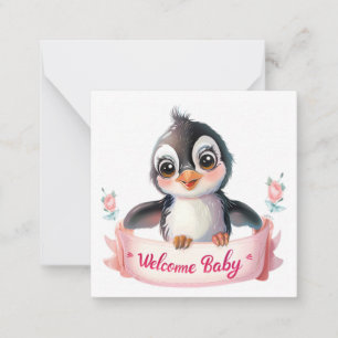 Baby meisje Kaarten Notitiekaartje