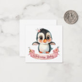 Baby meisje Kaarten Notitiekaartje (Voorkant / Achterkant in situ)