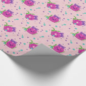 Baby Meisje Kawaii Octopus Cadeaupapier (Hoek)