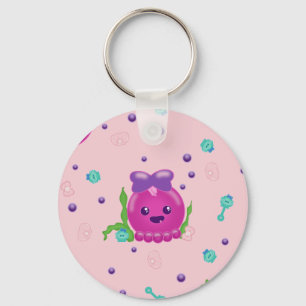 Baby Meisje Kawaii Octopus Sleutelhanger