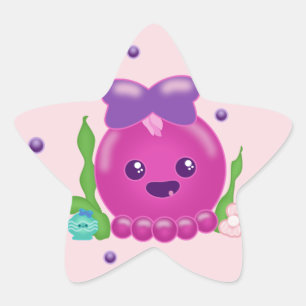 Baby Meisje Kawaii Octopus Ster Sticker