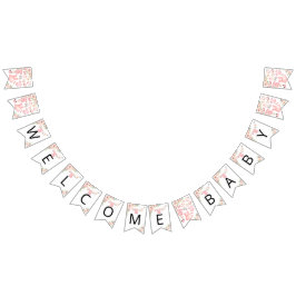 Baby meisje kleding baby shower Bunting Flags Vlaggetjes