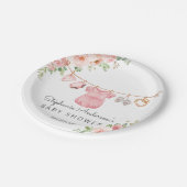 Baby Meisje Kleding Baby shower Papier Bord (Gekanteld)