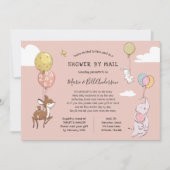 Baby Meisje Lange Afstand Douche per Mail Kaart (Voorkant)