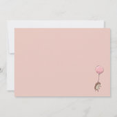 Baby Meisje Lange Afstand Douche per Mail Kaart (Achterkant)