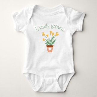 Baby Meisje Lokaal Grown Bloem Bodysuit