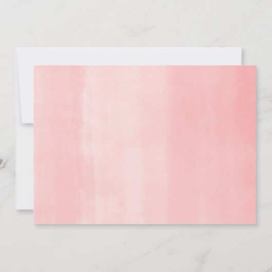 Baby meisje luiaard roze groen tropisch baby showe kaart (Achterkant)