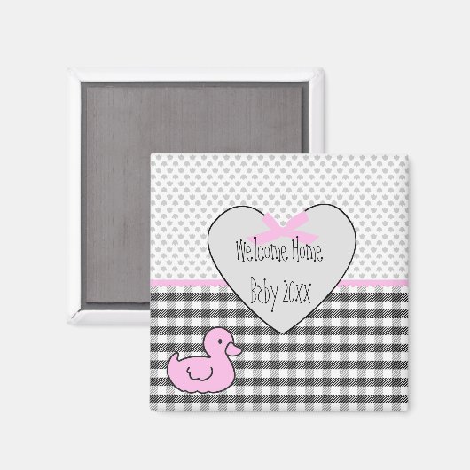 Baby meisje magneet (Voorkant / Achterkant)