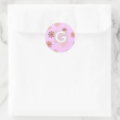 Baby Meisje Monogram "G" Stickers (Tas)