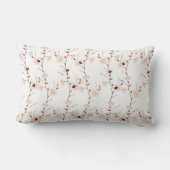 Baby Meisje Naam Ladybug Floral Kussen (Achterkant)