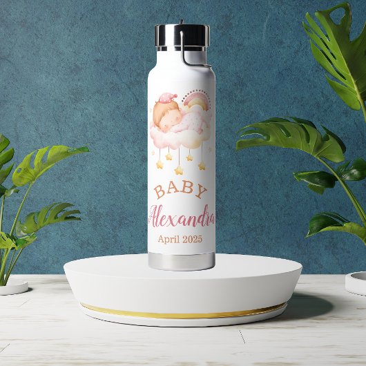 Baby Meisje Naam Water Fles Custom Gift