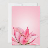 Baby Meisje Naming Namkaran Cradle Ceremonie Kaart (Achterkant)