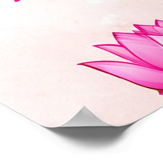 Baby Meisje Naming Namkaran Cradle welkomstbord Poster (Hoek)