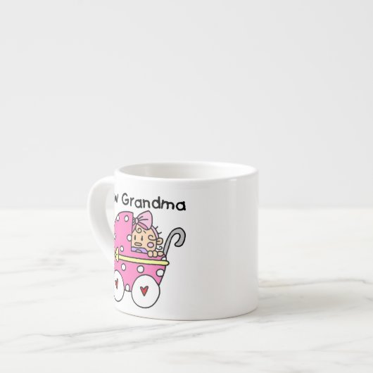 Baby Meisje Nieuwe Oma Gifts Espresso Kop (Links)