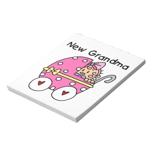Baby Meisje Nieuwe Oma Gifts Notitieblok (Linkerzijde)