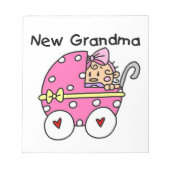 Baby Meisje Nieuwe Oma Gifts Notitieblok (Voorkant)
