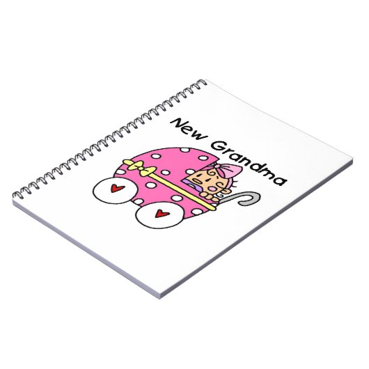 Baby Meisje Nieuwe Oma Gifts Notitieboek (Linkerzijde)