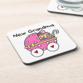 Baby Meisje Nieuwe Oma Gifts Onderzetter (Linkerzijde)
