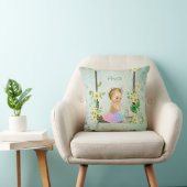 Baby Meisje Nursery Kussen (Stoel)