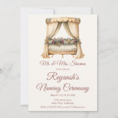 Baby Meisje of Jongen Wieg Naming Ceremonie Kaart (Voorkant)