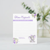 Baby Meisje Olifant 1e Verjaardag Tijd Capsule Kaa (Staand voorkant)