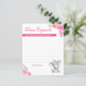 Baby Meisje Olifant 1e Verjaardag Tijd Capsule Kaa (Staand voorkant)