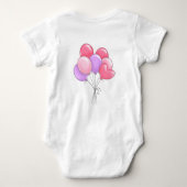 Baby Meisje Onesie met Bijbeltekst en Naam Romper (Achterkant)