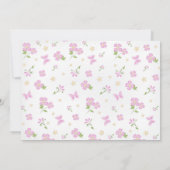 Baby Meisje Pasgeboren Fotocollage Eenvoudige Roze (Achterkant)