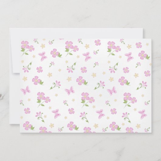 Baby Meisje Pasgeboren Fotocollage Eenvoudige Roze (Achterkant)