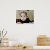 Baby meisje poster (Keuken)