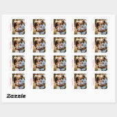 baby meisje proficiat roze Sticker (Vel)