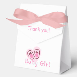 Baby Meisje Roze Schoenen Baby Shower Bedankdoosjes