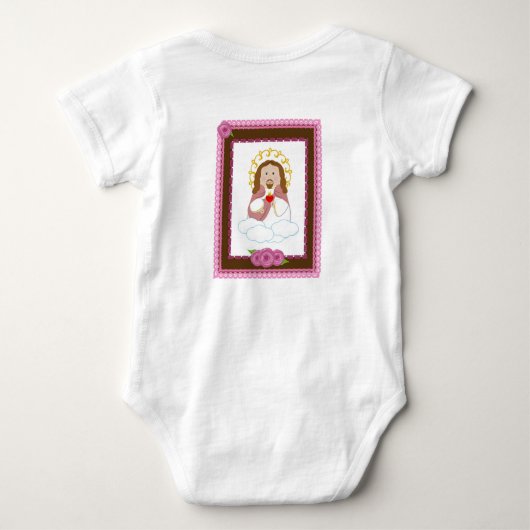 Baby meisje scapulier romper (Achterkant)