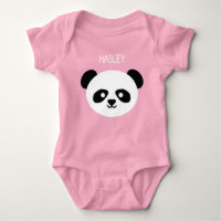 Baby Meisje Schattige Panda Gepersonaliseerde Kawa