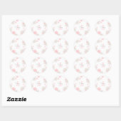 Baby Meisje Schattigee Dooptafel Confetti Sticker (Vel)