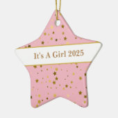 Baby Meisje Star Ornament (Links)