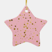 Baby Meisje Star Ornament (Achterkant)