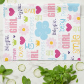 Baby meisje theedoek (Gevouwen)