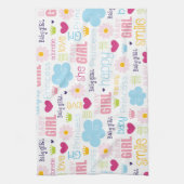 Baby meisje theedoek (Verticaal)