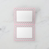 Baby Meisje Tutu Chevron Print Dank u kaart (Binnen)