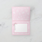 Baby Meisje Tutu Snowflak Print Dank u kaart (Binnen)