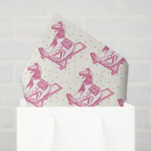 Baby Meisje Vintage Roze Hobby Paard Patroon