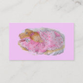 Baby meisje visitekaartje (Achterkant)